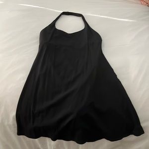 Halara in my feels everyday cloudful 2 in 1 activity dress black size small